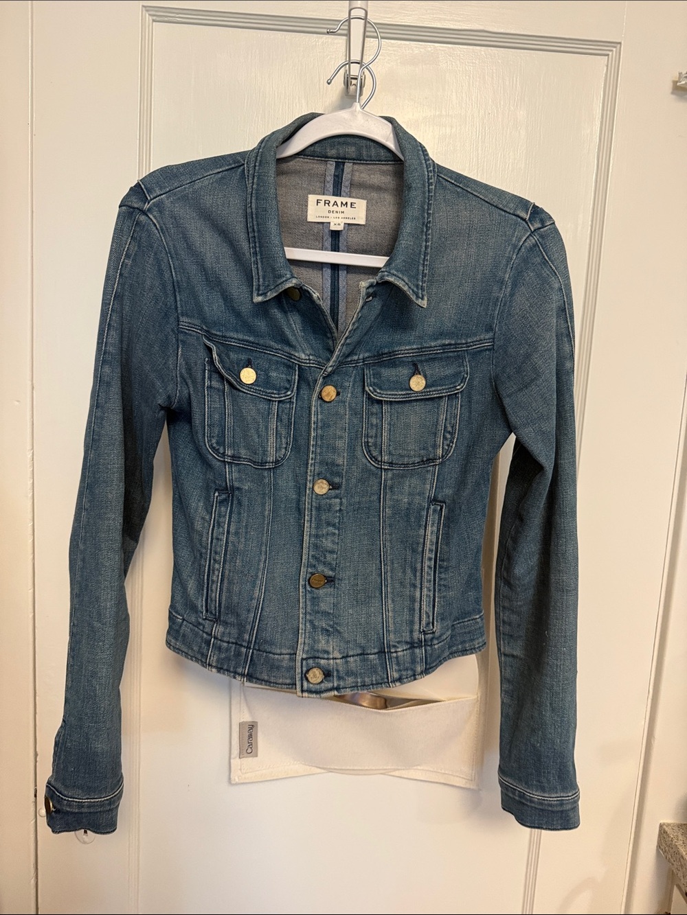 Frame Denim Medium Blue Classic Jean Jacket